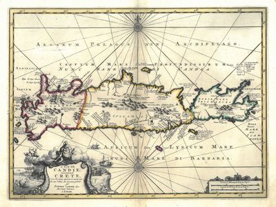 L’Ile de Candie, anciennement Crete, avec les…