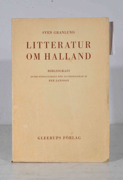 Litteratur om Halland. Bibliografi. Efter…
