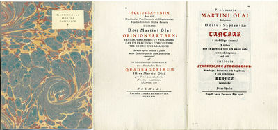 Professoris Martini Olai Roslagensis/ Hortus…
