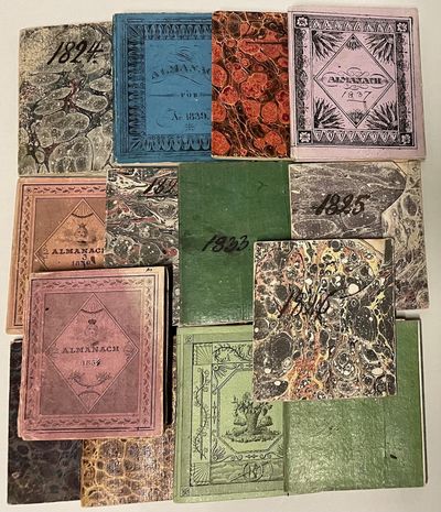 [Samling almanackor med interfolierade…