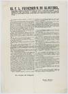 El C.L. Francisco M. de Olaguibel, Gobernador Constitucional del Estado Libre y Soberano de Mexico, a Todos Sus Habitantes, Sabed: Que el Congreso del Estado, Ha Decretado Lo Que Sigue... [caption title]