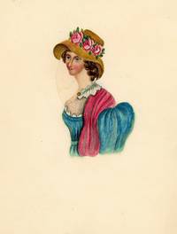 Original Art - Watercolor of Lovely Woman with 14 Overlay Costumes