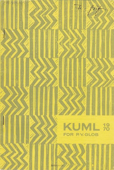 Bronsristningar. Särtryck ur Kuml 1970.