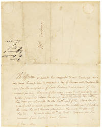 [AUTOGRAPH NOTE FROM PRESIDENT THOMAS JEFFERSON TO AMBASSADOR DAVID ERSKINE, CONVEYING SOME PECANS]