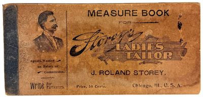Measure Book for Storey's Ladies Tailor