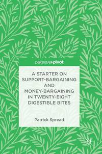 A Starter on Support-Bargaining and Money-Bargaining in Twenty-Eight Digestible Bites