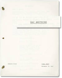 Say Anything... [Say Anything] (Archive of three screenplays for the 1989 film)