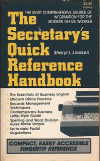 image of The Secretary's Quick Reference Handbook