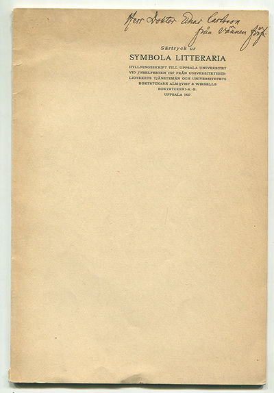 Erik Benzelius d.y. och hans sagesmän. Några…