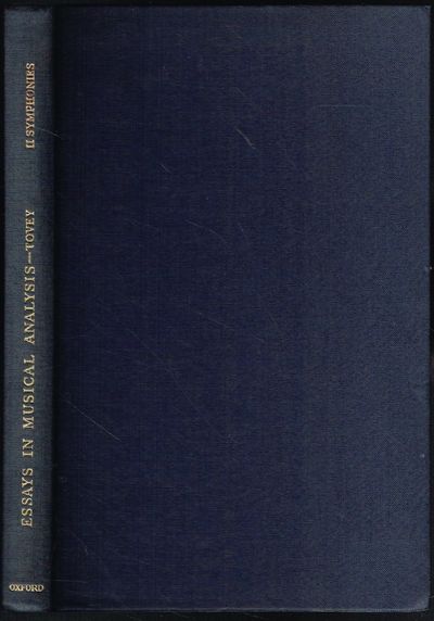 Essays in Musical Analysis. Volume II.…