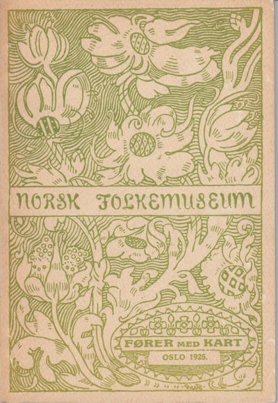 Norsk Folkemuseum. Fører med kart.