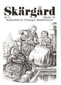 Skärgård. Nr 13. Oktober -76. Medlemsblad för…