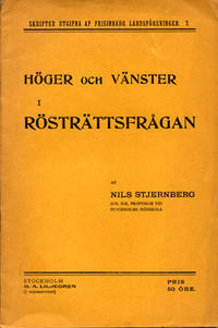 Höger och vänster i rösträttsfrågan.