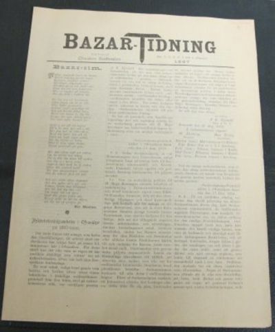 Bazar-tidning. Den 1, 2, 3, 4, 5 och 6 januari…