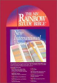 Bible New International Version Rainbow Study Burg: Imitation Leather
