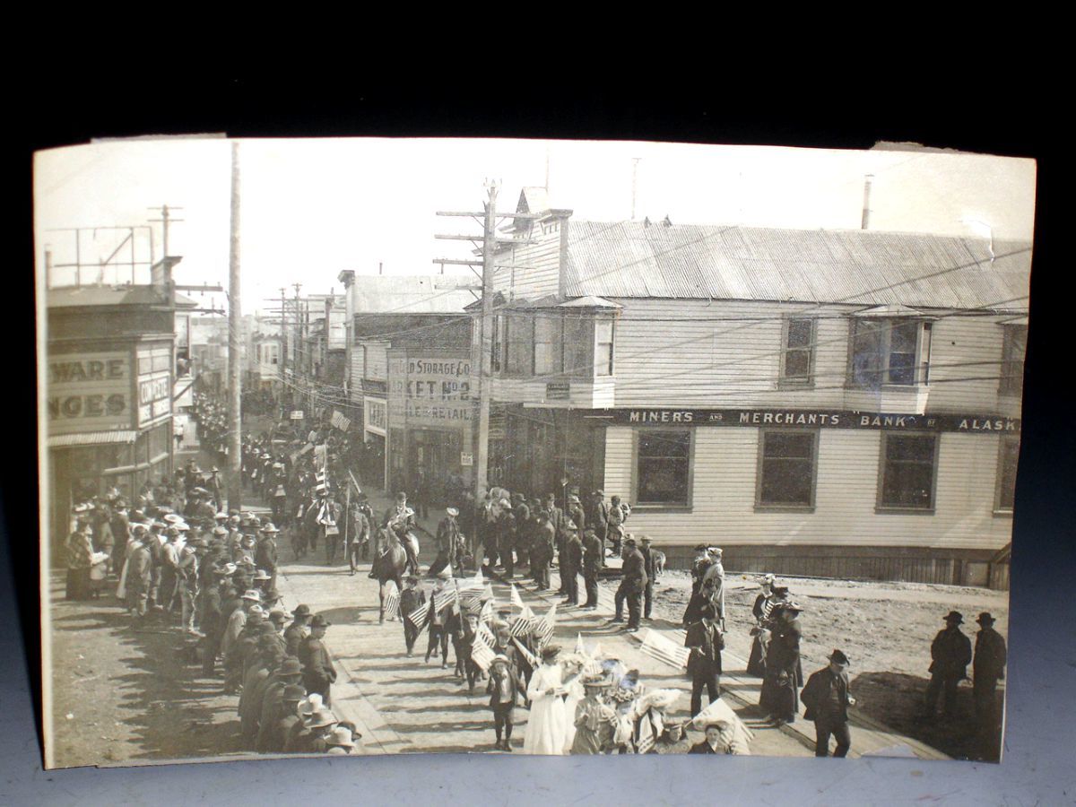 Photograph of Nome at Front Street, Fourth of July