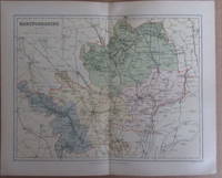 MAP OF HERTFORDSHIRE - 1894