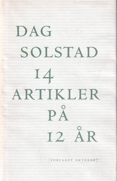 14 artikler på 12 år