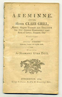 Äreminne öfver herr Claes Grill, kongl. maj:ts…