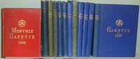 The Cyclists&#039; Touring Club (C.T.C.) Gazette. A collection of 12 yearly Volumes de Shipton, E. R. (editor), and Others