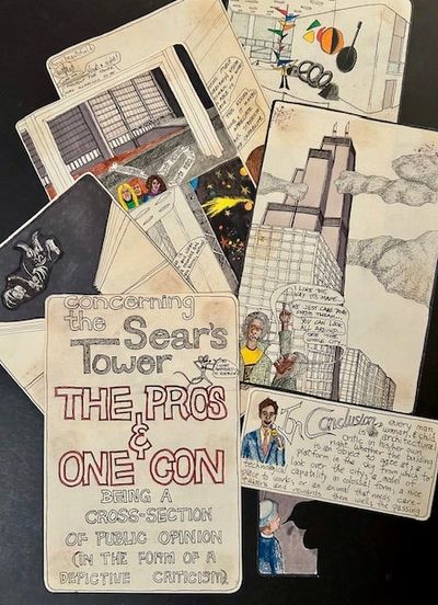 1973. Ephemera. Very Good. Wonderful handmade book on the reaction of the public to the 1973 opening...