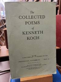 The Collected Poems of Kenneth Koch