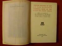 cover of Service Record of Men of the Hanover National Bank of the City of New York
