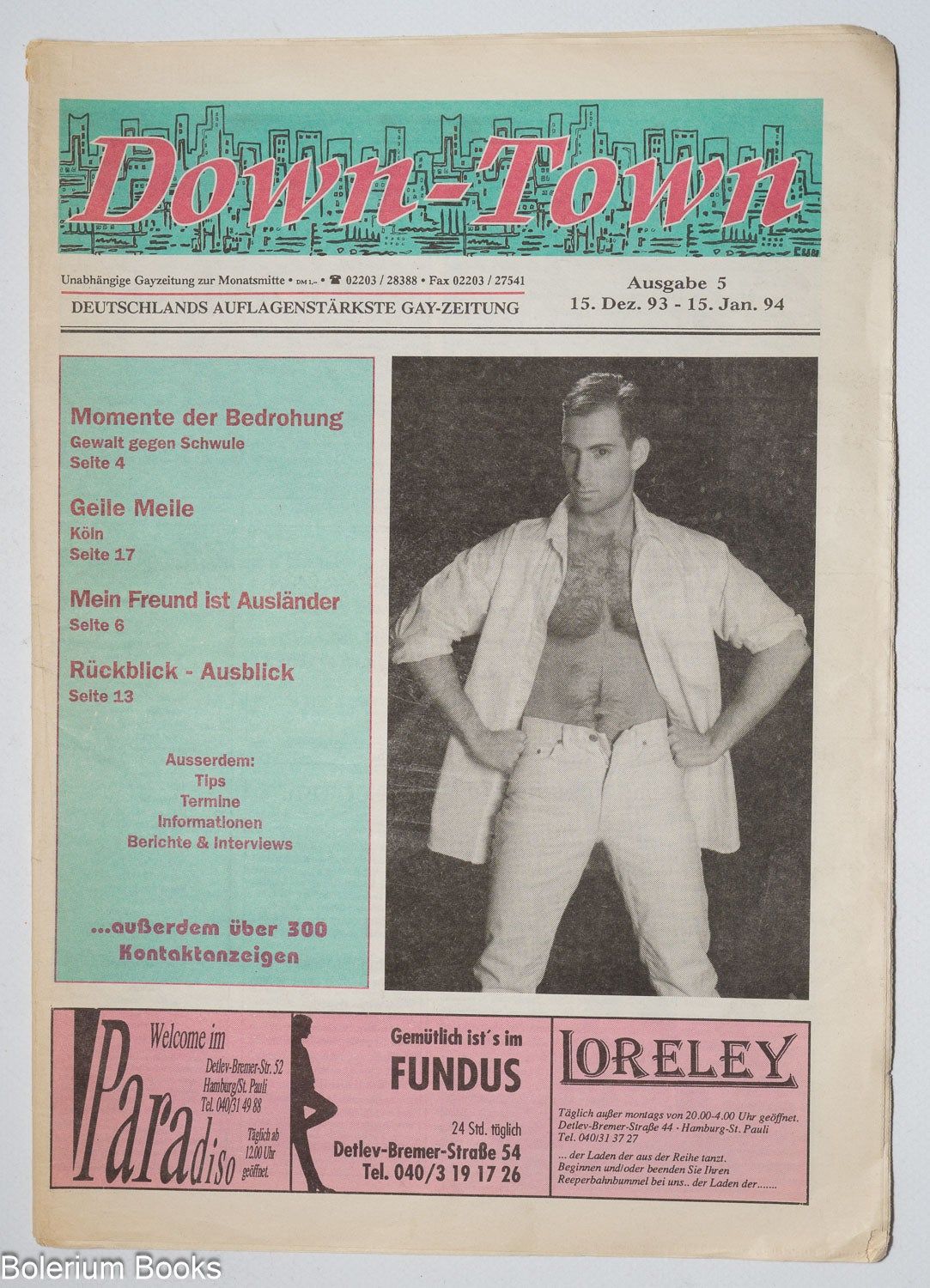 Down-Town: Deutschlands auflagenstärkste Gay-zeitu