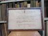 Marriage document signed by Gov. John Wentworth Signed Portsmouth Dec. 9th, 1767