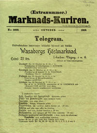 Marknads-Kuriren. (Extranummer.)