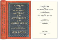 An Inquiry Into the Principles and Policy of the Government of the..