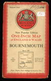 Bournemouth New Popular Edition One-Inch Map Sheet 179