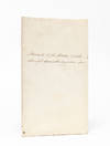 Accounts of the Estate of the late Miss Henrietta Campbell, Dec[eased]
