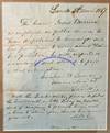 Mirabeau Lamar, The Second President Of Texas, Grants A Pass For A Mexican Federalist Captured In Fight For Independence From Mexico: The Bearer, Jesus Barrera, Is Employed On Public ServiceAnd Has Permission To Carry Arms For His Protection