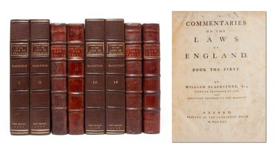 Commentaries on the Laws of England (in four volumes)