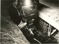 Boccaccio '70 (Original photograph of Federico Fellini on the set of the 1962 film)