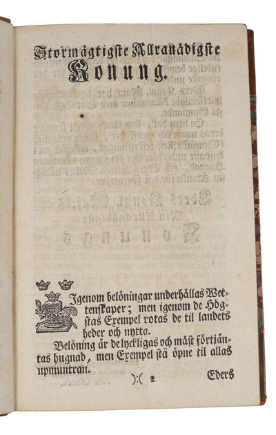 Dagbok öfwer en Ostindisk resa åren 1750. 1751. 1752. Med anmärkningar uti naturkunnigheten, främmande folkslags språk, seder, hushållning (...). - [TWO VOYAGES TO CHINA BY TWO PUPILS OF LINNÉ] (photo 3)