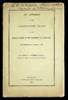 An Address to the Graduating Class of the Medical School in the University at Cambridge [Harvard University] on Wednesday, March 9, 1864