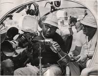 Once Upon a Time in the West (Two original oversize photographs of Sergio Leone on the set of the 1968 film)