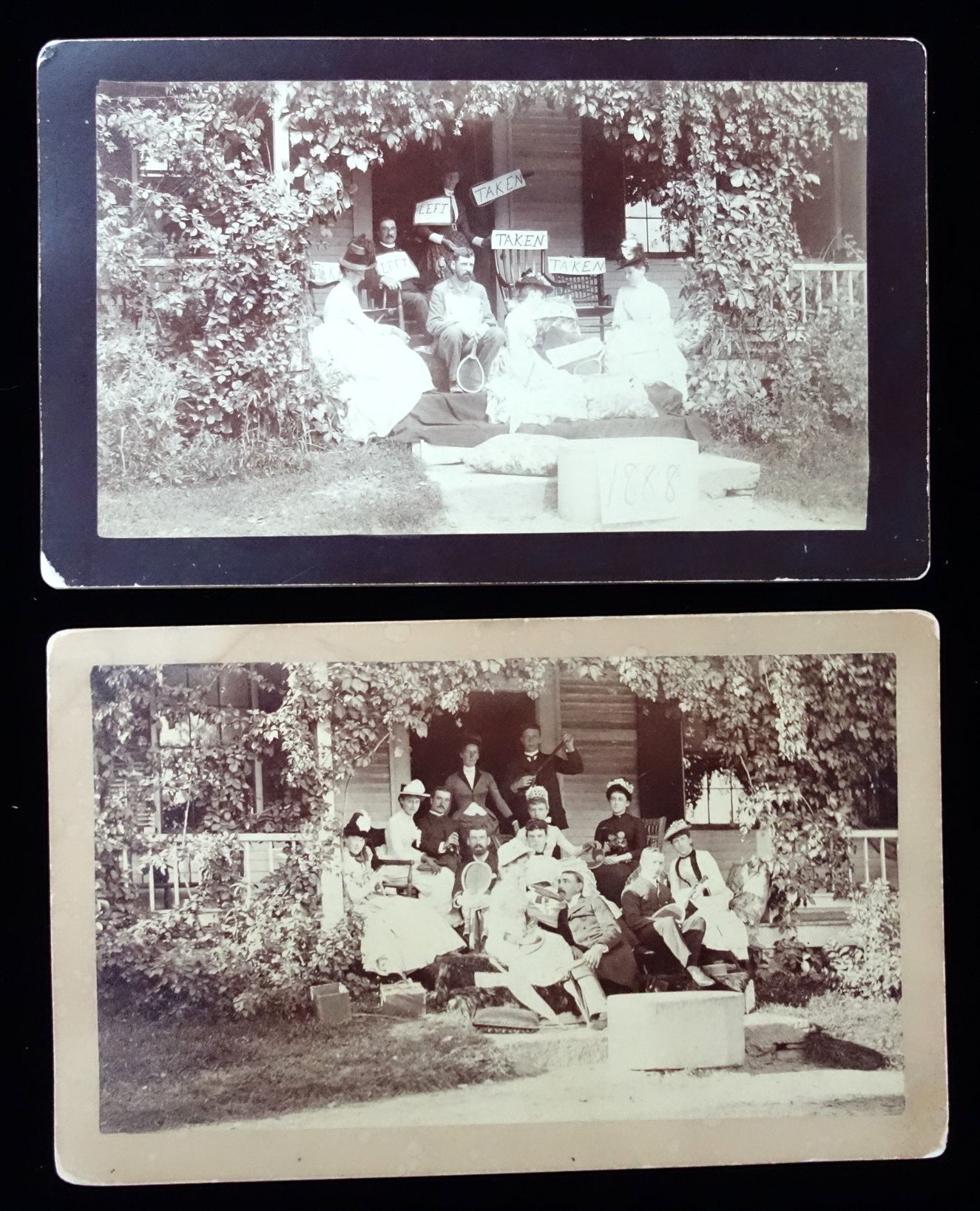 A Pair of Photographs - Before and After - Who was