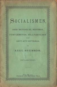 Socialismen, dess betydelse, historia,…