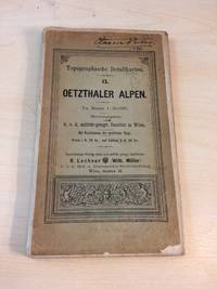 image of Topographische Detailkarten: IX. Oetzthaler Alpen. Im Masse 1 : 50,000