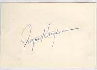 image of Fine signature on card (Ingrid, 1915-1982, Swedish Actress)