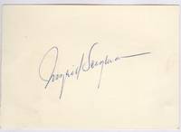 Fine signature on card (Ingrid, 1915-1982, Swedish Actress)