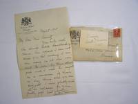 Autograph Letter, signed, with card, signed and dated