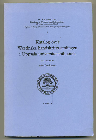 Katalog över Westinska handskriftssamlingen i…