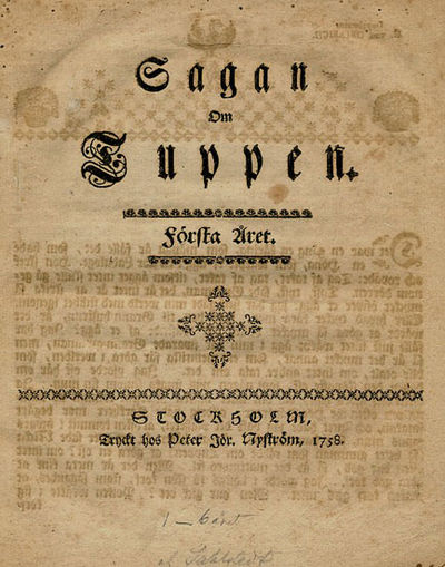 Sagan om tuppen. Första–sjette året.