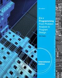 C++ Programming: From Problem Analysis to Program Design. DS. Malik D. S.