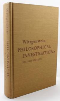 cover of Philosophical Investigations/Philosophische Untersuchugen