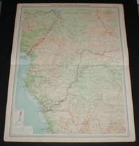 Map of Central Africa - Western Section from the 1920 Times Survey Atlas (Plate 74) including...